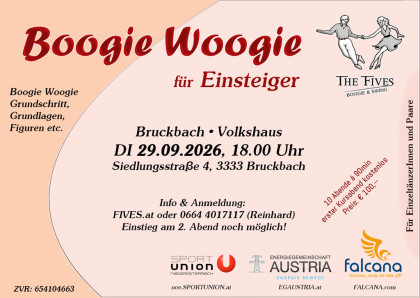 Boogie Woogie für Einsteiger in Bruckbach