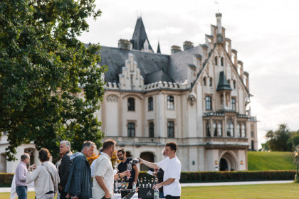 Schloss Grafenegg als großartiger Rahmen der Verkostung.