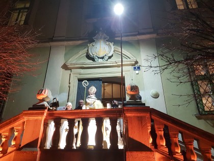 Nikolausempfang beim Kloster 