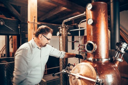 Christian Krappel bei der Arbeit.