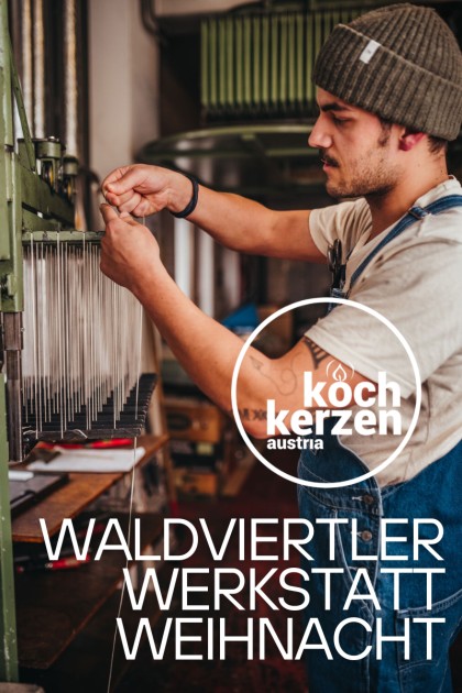 Waldviertel Werkstatt Weihnacht koch-kerzen