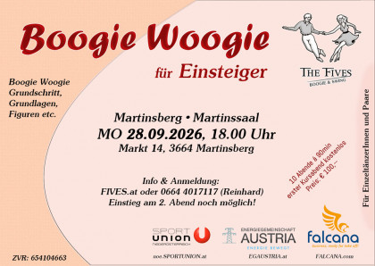 Boogie Woogie für Einsteiger in Martinsberg