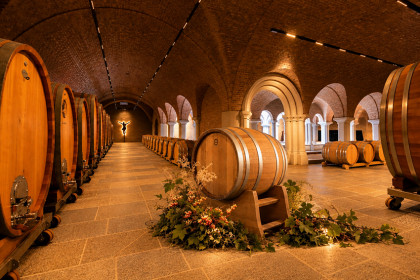 Weintaufe im Schloss Gobelsburg