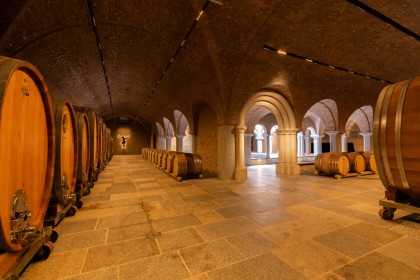 Der Weinkeller von Schloss Gobelsburg.