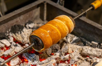 Baumkuchen beim Adventzauber in Ottenschlag
