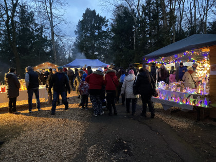Der Advent im Stadtpark ist besonders stimmungsvoll