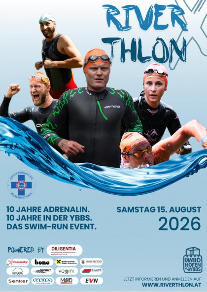 RIVERTHLON X - Swin-Run in der Ybbs