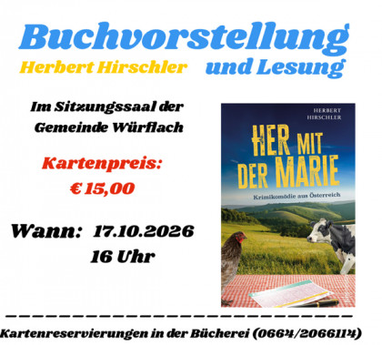 Lesung Herbert Hirschler