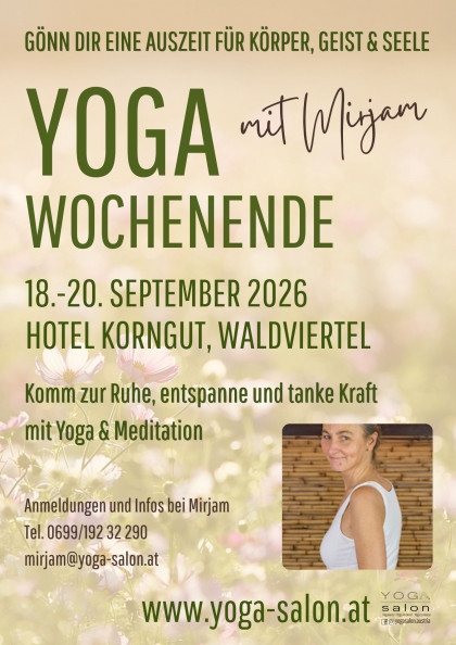 Yoga Wochenende Waldviertel 2026
