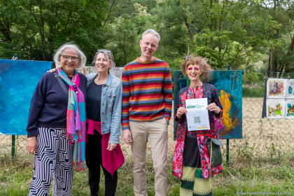 Das Komitee vom See  beim Art Walk Wienerwaldsee 2025
