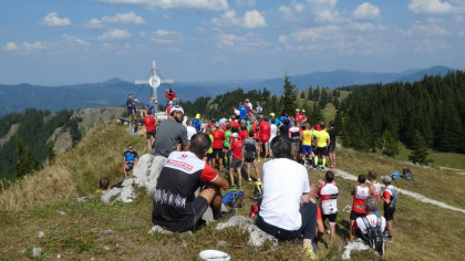 Siegerehrung am Tirolerkogel.