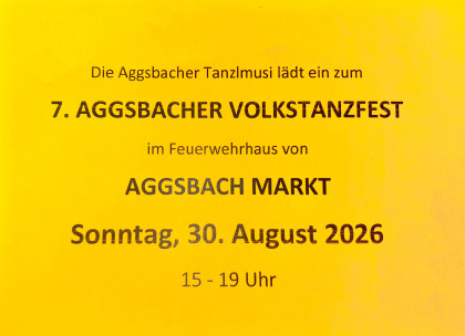 7. Aggsbacher Volkstanzfest