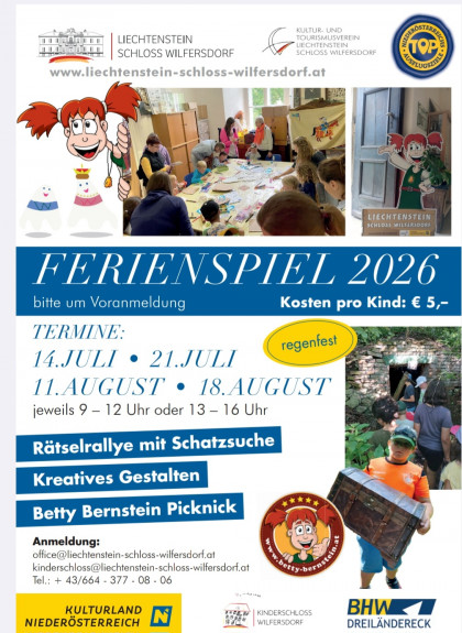 Ferienspiel im Liechtenstein Schloss
