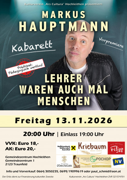 Lehrer waren auch mal Menschen