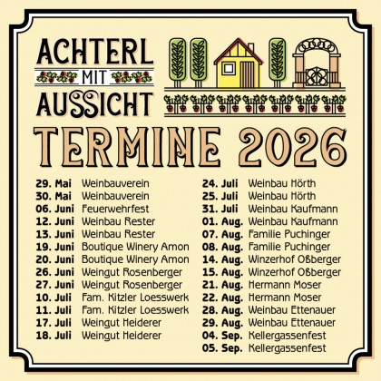 Jede Woche schenkt ein anderes Weingut aus.