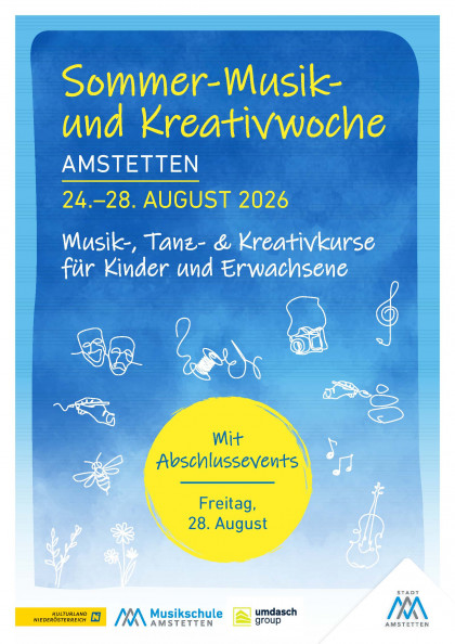 Sommer – Musik und Kreativwoche - Titelseite