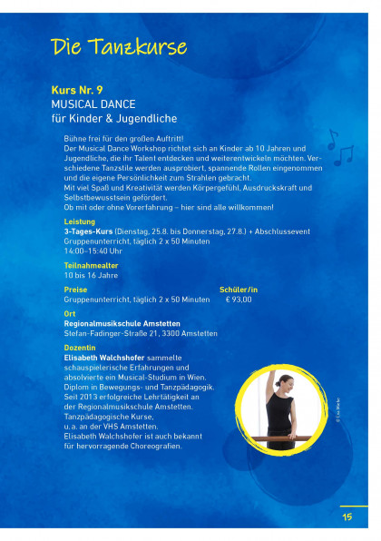 Sommer – Musik und Kreativwoche - S15