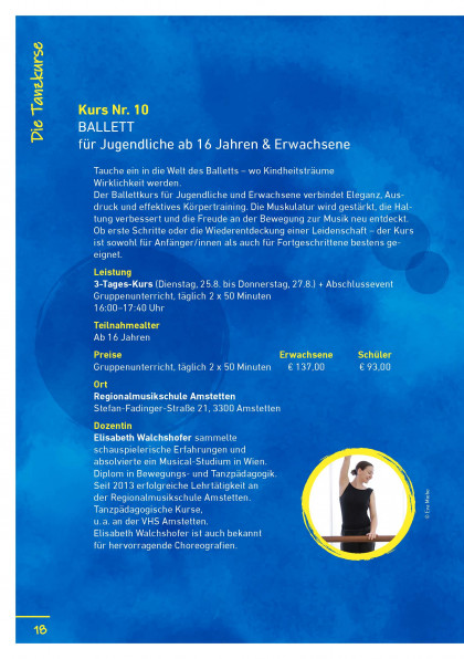 Sommer – Musik und Kreativwoche - S18