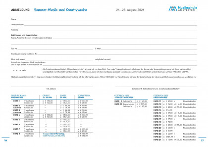 Anmeldeformular