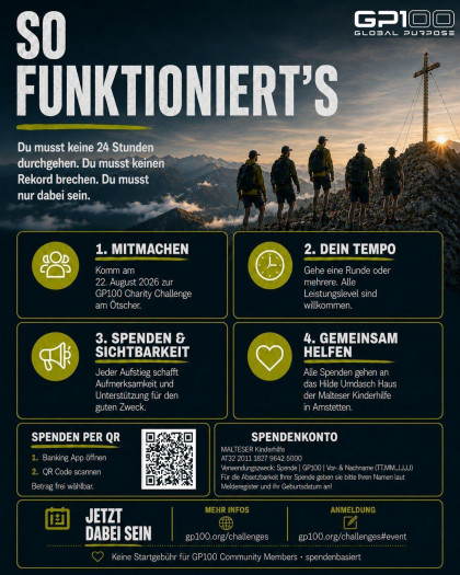 24H Charity Hike powered by GP100 Global Purpose_Event Informationen 2