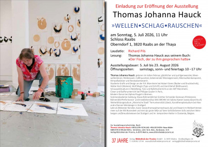 Einladung zur Eröffnung der Ausstellung Thomas Johanna Hauck „WELLEN•SCHLAG•RAUSCHEN“