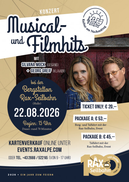 Kultur am Nachmittag - "Musical- und Filmhits"