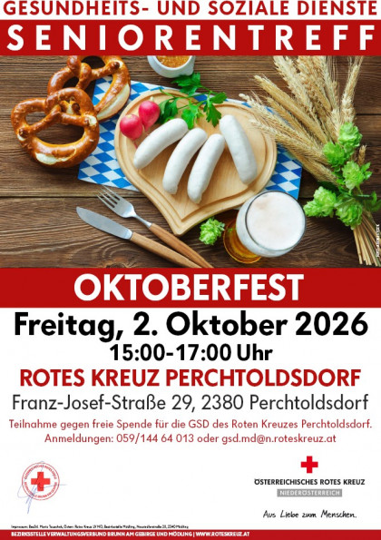 Rotkreuz-Seniorentreff in Perchtoldsdorf