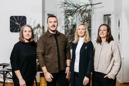 FESTTAGSFREUDEN 2026 v.l.n.r. Iris Auer-Möseler, Dominik Scherz, Birgit Müller und Conny Hiermann