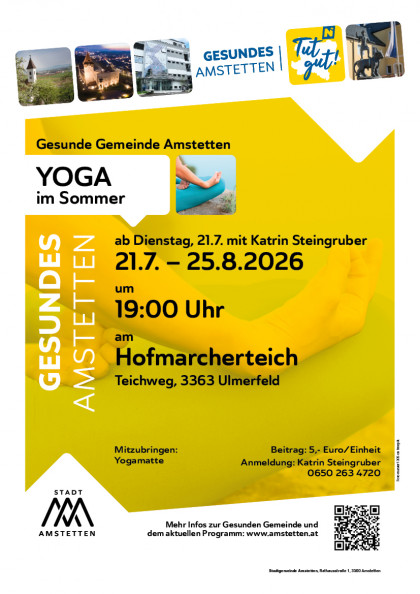 Angebot der Gesunden Gemeinde Amstetten