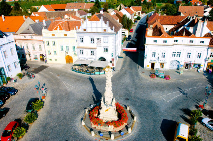 Der Holzplatz in Langenlois.