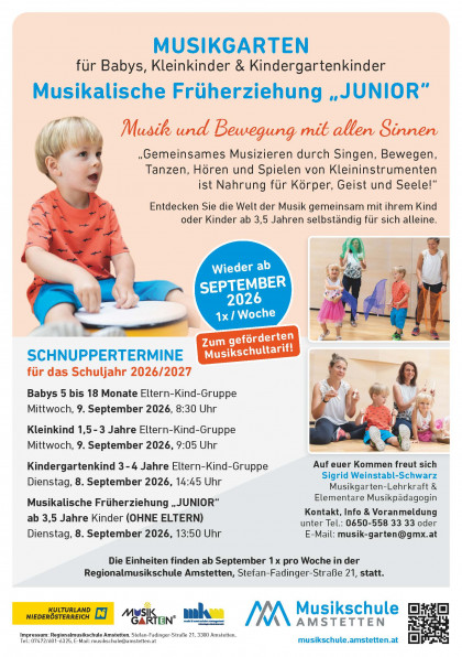 Flyer Musikgarten