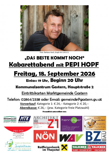 Kabarett mit PEPI HOPF 