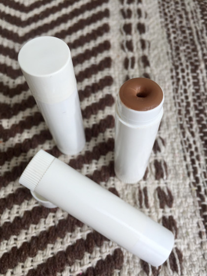 Lippenpflege "Schokobussi" mit Honig und Vanille aus natürlichen Zutaten