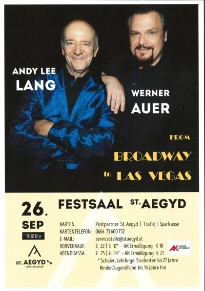 From Broadway to Las Vegas