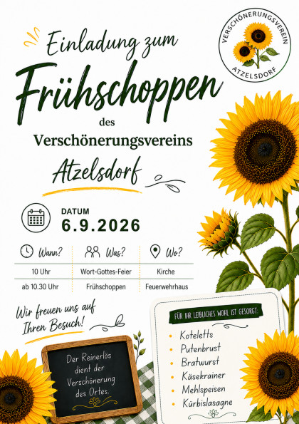 Einladung zum Frühschoppen