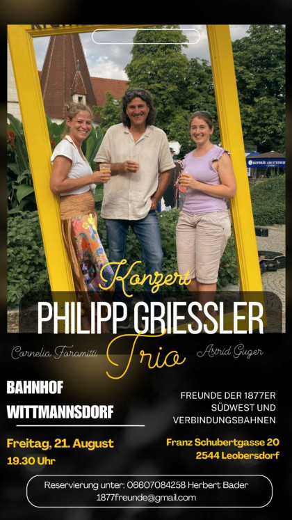 Konzert Philipp Griessler Trio