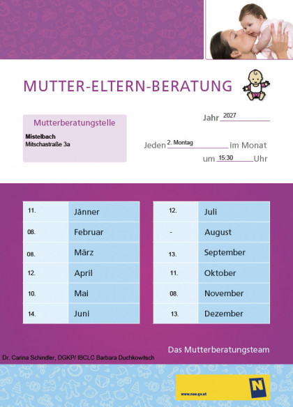 Mutter Eltern Beratungstermine 2027
