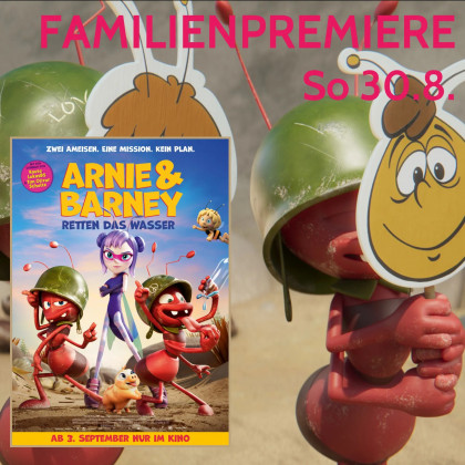 Familienpremiere: Arnie & Barney retten das Wasser