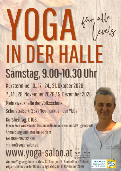 Yoga in der Halle - Neumarkt an der Ybbs