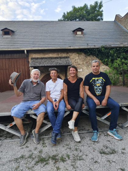 Conrad Wiesenhofer, Jürgen Bailey, Kathrin Korinek, Peter Urschik V.l.n.r.