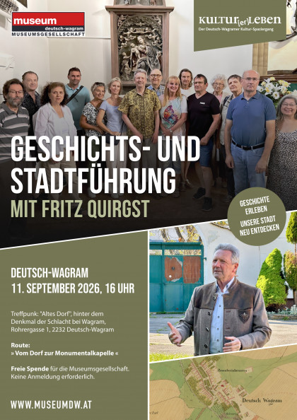 Geschichts- und Stadtführung in Deutsch-Wagram