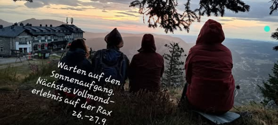 Warten auf den Sonnenaufgang