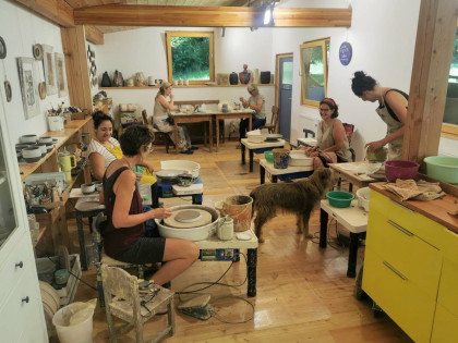 Töpferkurse im Atelier 1000blum