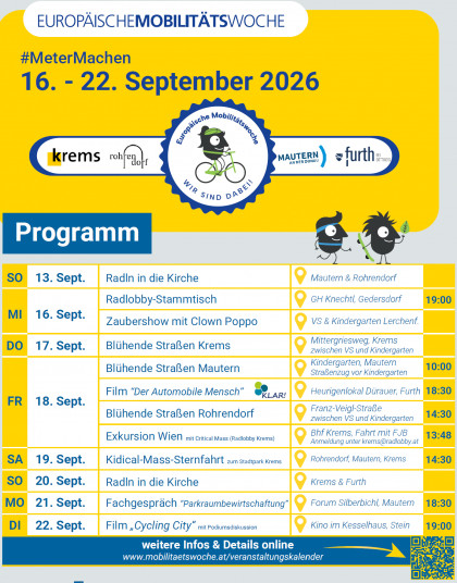 Programm Bezirk Krems