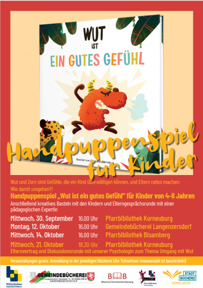 Plakat Handpuppenspiel
