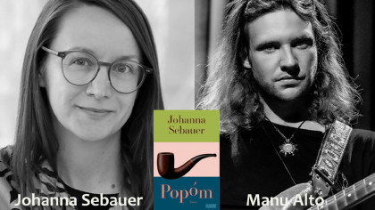 Die Autorin Johanna Sebauer und der Musiker Manu Alto.