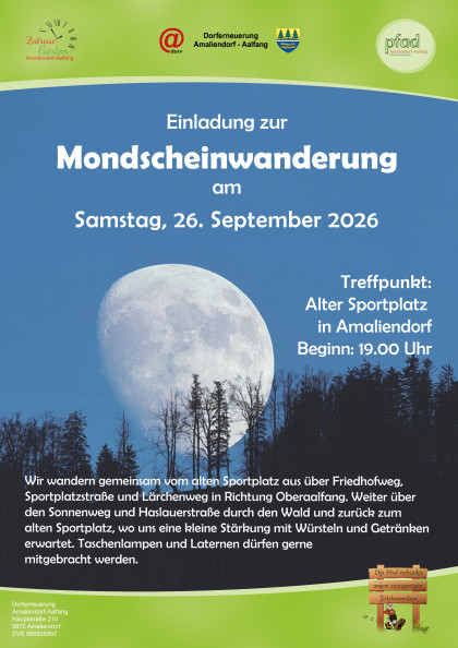 Einladung zur Wanderung
