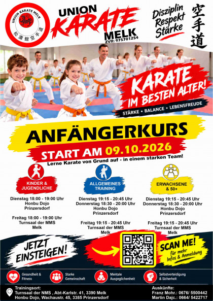 Anfänger Kurs für Karate