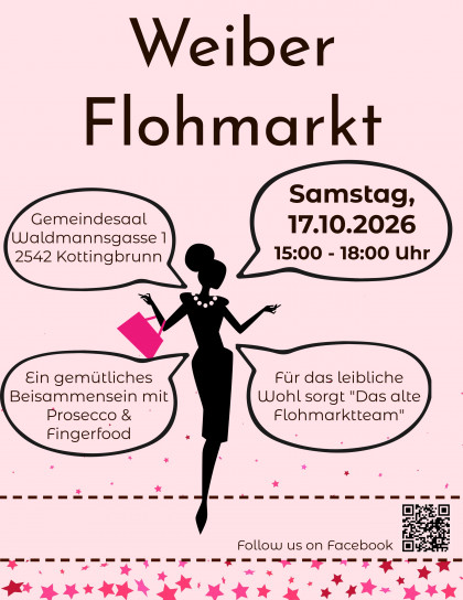 Flyer Weiberflohmarkt
