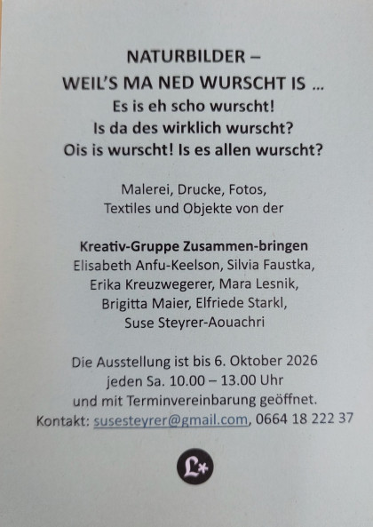 Ausstellung Naturbilder. 